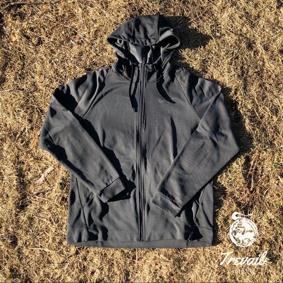 Grey Nike Athletic Fleece Hoodie Size Large - Picture 5 of 5